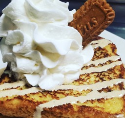 Cookie Butter Stuffed French Toast