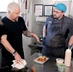 hanging out with guy fieri