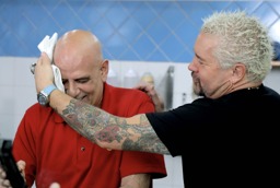 someone is a little nervous around guy fieri