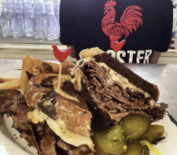 Smoked Brisket on Marbled Rye