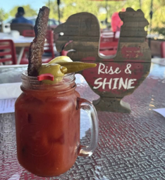 amazing looking bloody mary at the rooster
