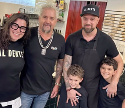 guy fieri with the family