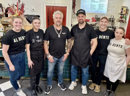guy fieri with the crew