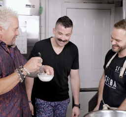 the guys with Guy Fieri