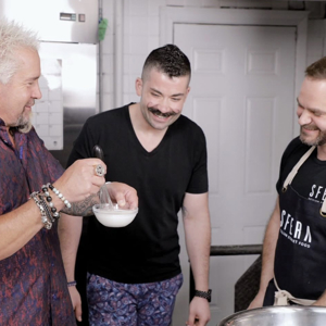 the guys with Guy Fieri