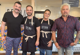 Guy Fieri and the amazing team