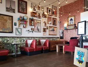 The Blue Owl Dining Area