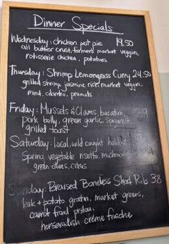 Bossie's Kitchen Specials