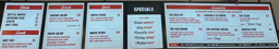 Warios Beef and Pork Menu
