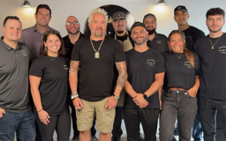 guy fieri with the cousin vinny crew