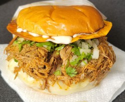 La Santa Maria Kitchen Birria Burger