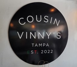 Cousin Vinny's Sandwich Co Wall Sign