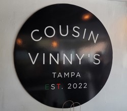 Cousin Vinny's Sandwich Co Wall Sign