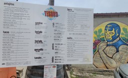 El Tesoro Menu