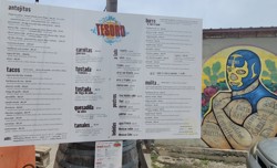 El Tesoro Menu