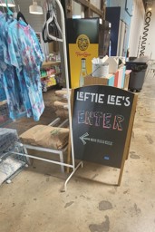 Leftie Lees Inside Entrance