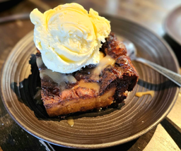 The Boozy Pig Bread Pudding