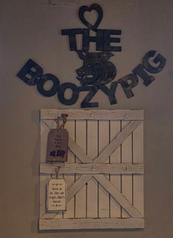 The Boozy Pig Wall Decor