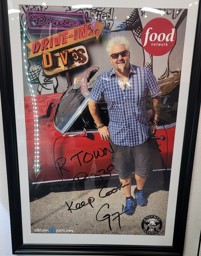 R Town Pizza Triple D Poster