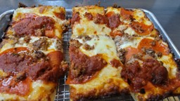 R Town Pizza Detroit Style Pizza