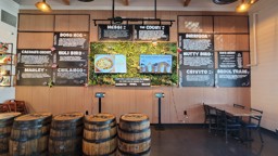 MF International Menu Wall