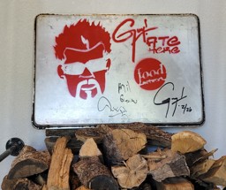 StreetZlan Restaurant Guy Ate Here Sign