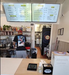 Spoon and Fork Counter View
