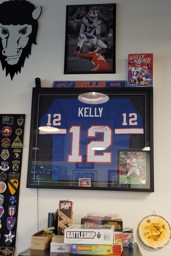 Smiling with Hope Pizza Buffalo QB Wall